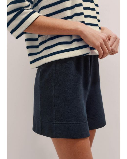 ME+EM Blue Toweling Short