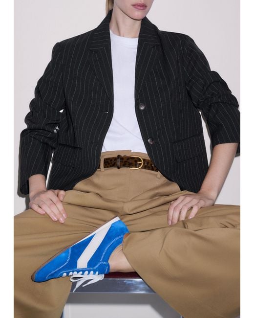 ME+EM Blue Retro Runner Sneaker
