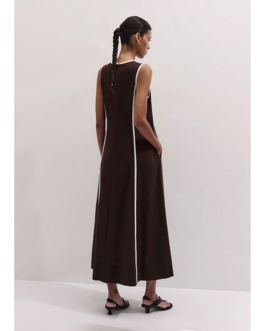 ME+EM Multicolor Creaseless Linen Effortless Summer Maxi Dress-Light Cream