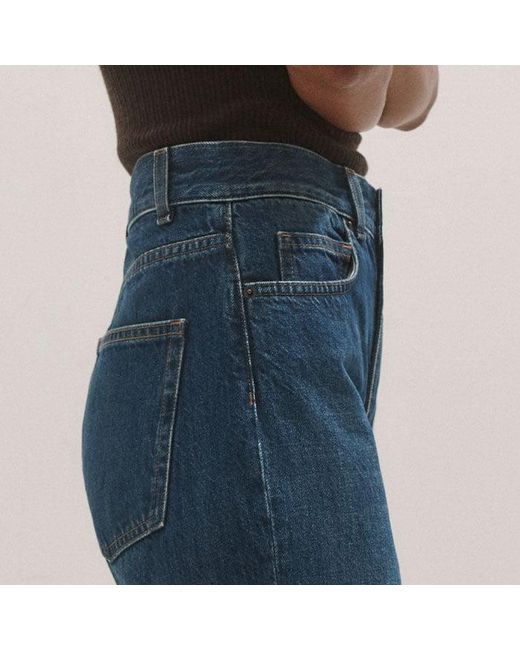 ME+EM Blue Full-Length Straight Jean