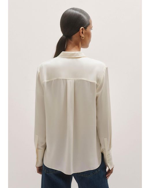 ME+EM Natural Silk Shirt