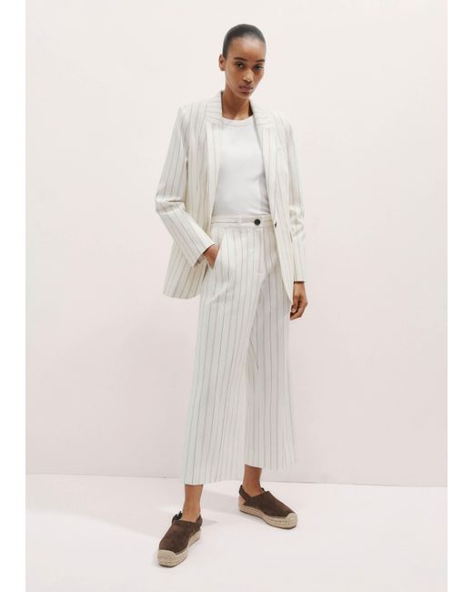 ME+EM Multicolor Straight-Leg Crop Trouser