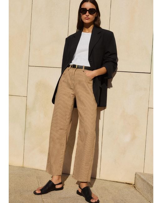 ME+EM Natural Engineered-Leg Trouser