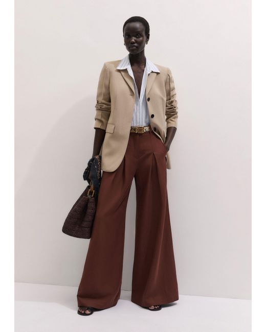ME+EM Natural High Waist Slim Contour Blazer