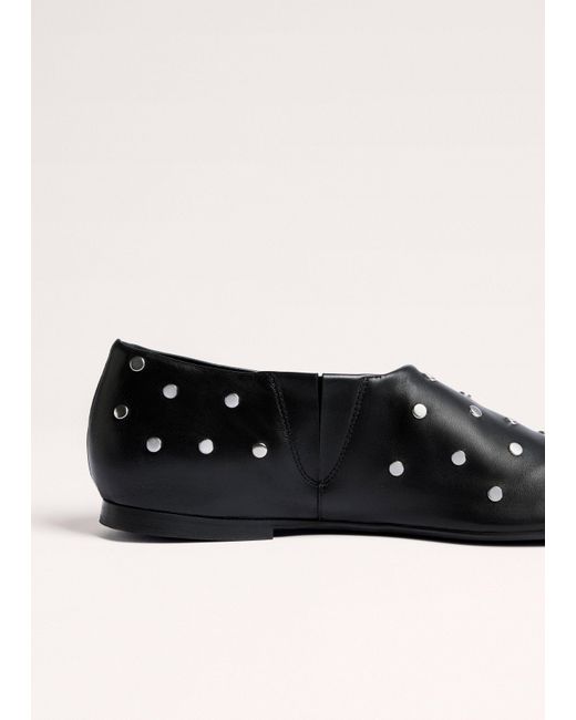 ME+EM Black Studded Slipper