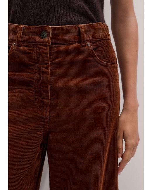 ME+EM Brown Super Flare Trouser