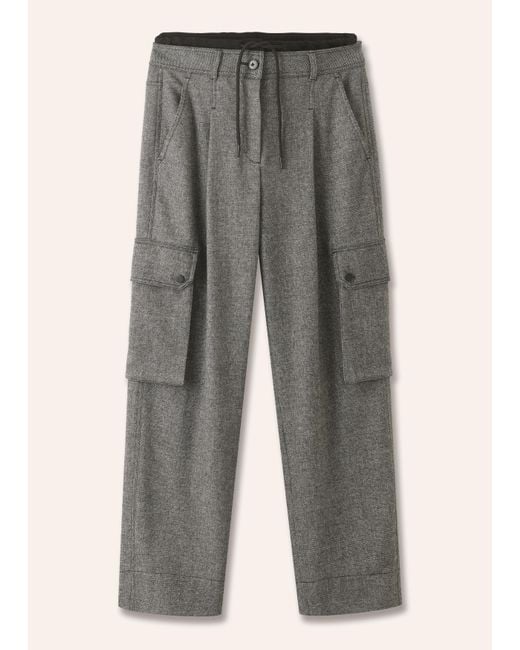 ME+EM Gray Tapered Cargo Pant