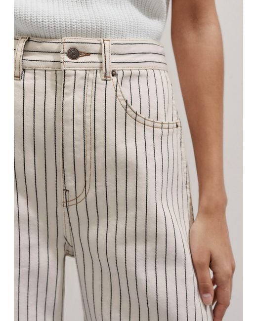 ME+EM White Extreme Tapered Jean