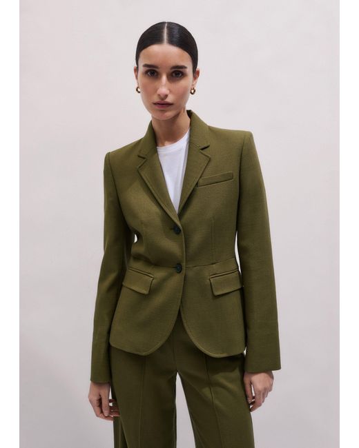 ME+EM Green Event Ready Corset Jacket