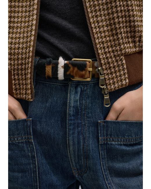 ME+EM Blue Patch Pocket Baggy Jean