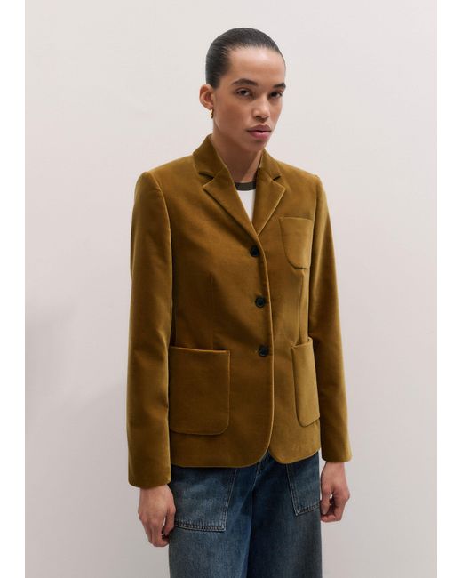 ME+EM Green Patch Pocket Jacket