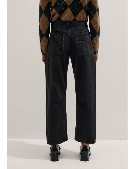 ME+EM Black Patch Pocket Engineered Jean