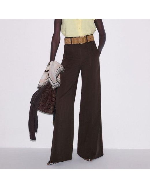 ME+EM Multicolor High Waist Wide-Leg Trouser