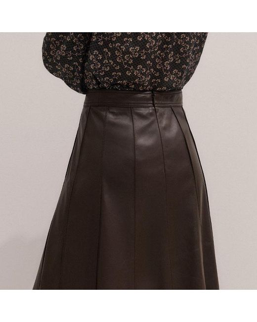ME+EM Natural Panelled Maxi Skirt