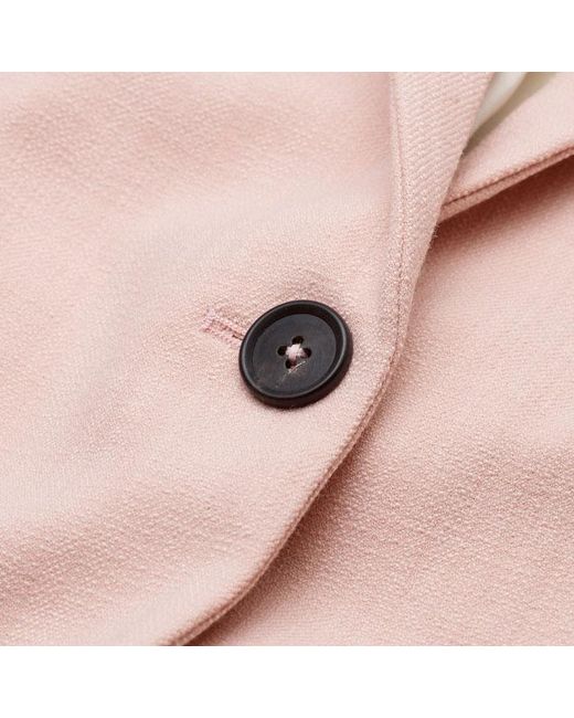 ME+EM Pink Sharp Shoulder Blazer