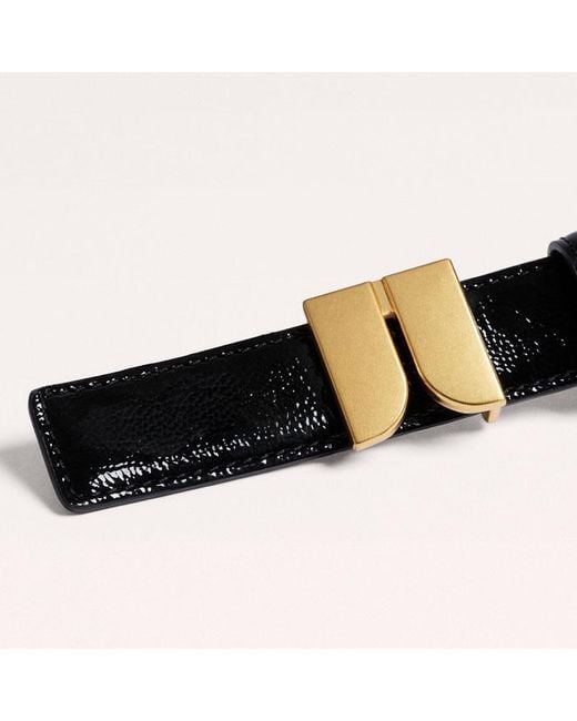 ME+EM Multicolor Logo Pin Buckle Reversible Belt