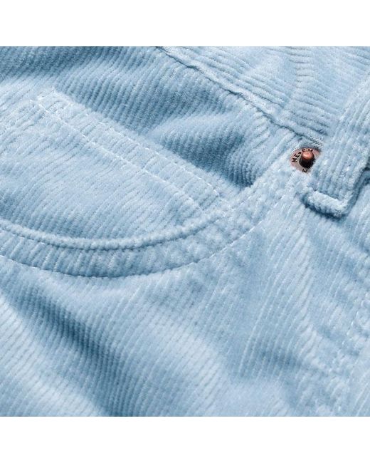 ME+EM Blue Washed Cord Extreme Seam Pant