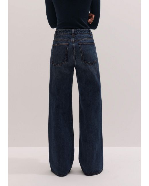 ME+EM Blue Leg Elongator Jean
