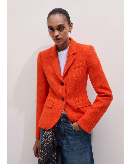 ME+EM Red Event Ready Corset Jacket