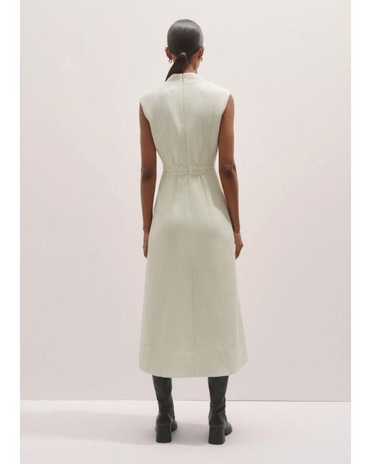 ME+EM Natural Day-To-Evening Sleeveless Midi Dress