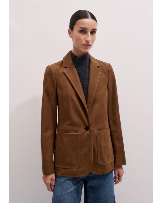 ME+EM Blue Forever Patch Pocket Blazer
