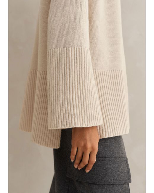 Longline deals cashmere jumper