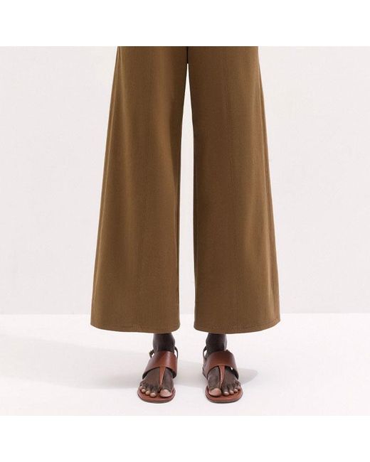 ME+EM Natural Wide Crop Pant