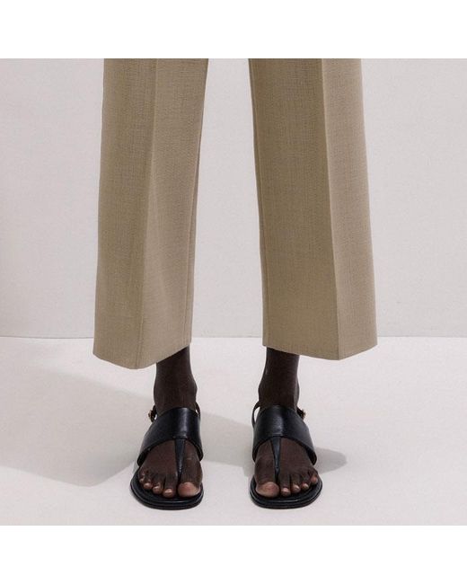ME+EM Multicolor Straight Crop Pant