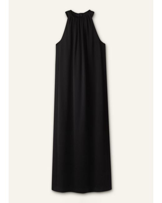 ME+EM White Halterneck Shift Maxi Dress