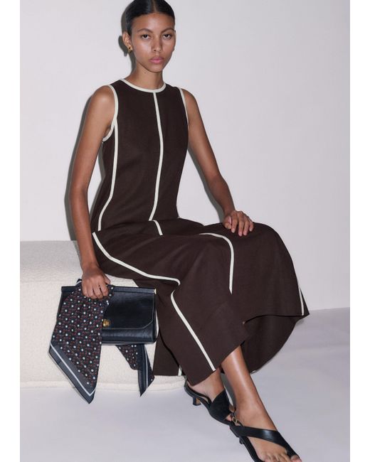 ME+EM Multicolor Creaseless Linen Effortless Summer Maxi Dress-Light Cream