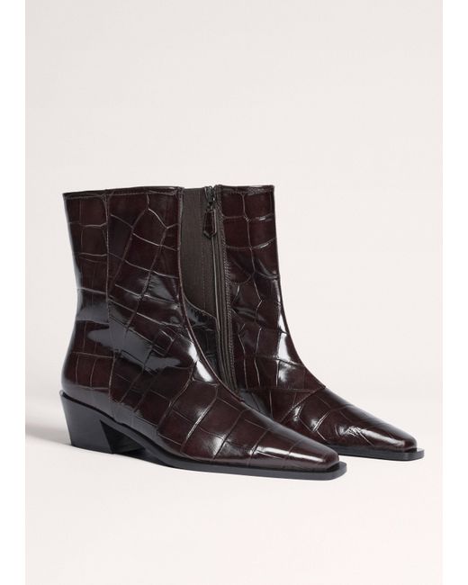 ME+EM Black Western Boot