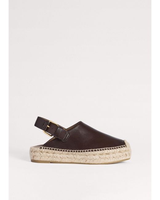 ME+EM Brown Slingback Espadrille