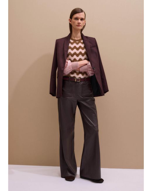 ME+EM Pink Feature Cuff Layering Blouse
