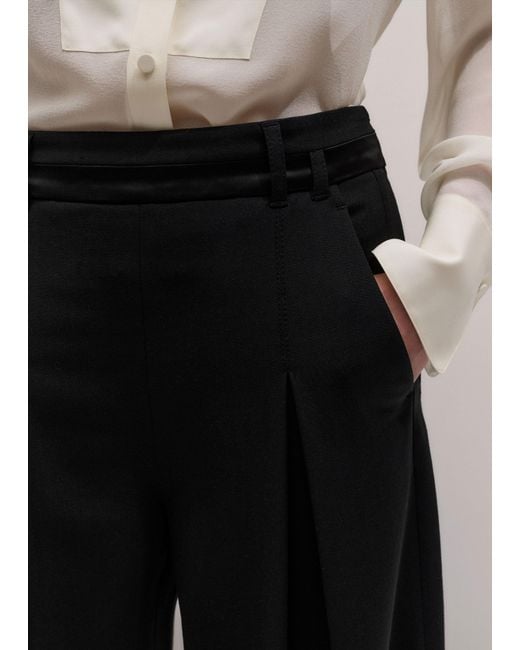 ME+EM Black Tapered Tux Pant