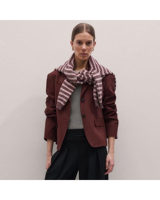 ME+EM Black Luxe Travel Tailoring Wide-Leg Trouser