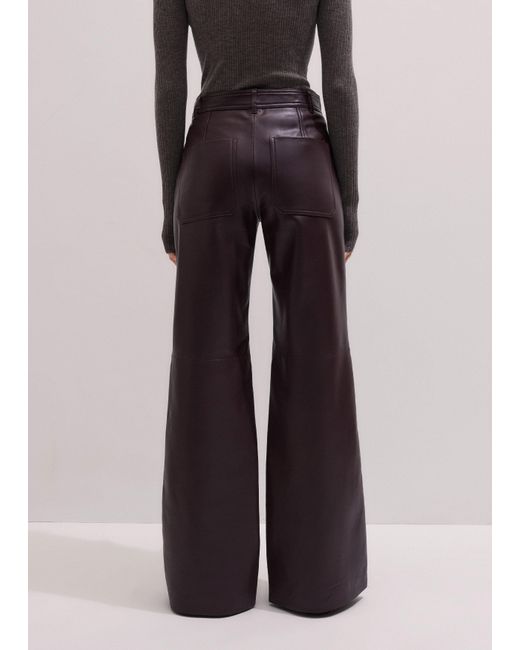 ME+EM Black Patch Pocket Boot Cut Trouser
