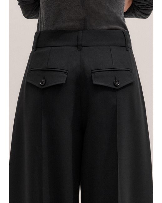 ME+EM White Pintuck Taper Trouser