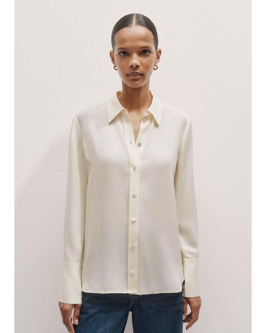 ME+EM Natural Silk Shirt