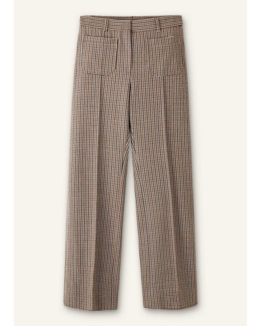 ME+EM Brown Town-To-Country Convertible Trouser Cream