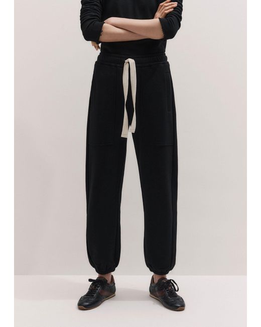 ME+EM Natural Contrast Drawcord Cuffed Jogger