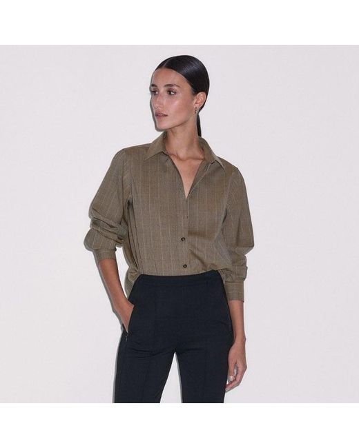 ME+EM Black Vented Hem Slim Pant