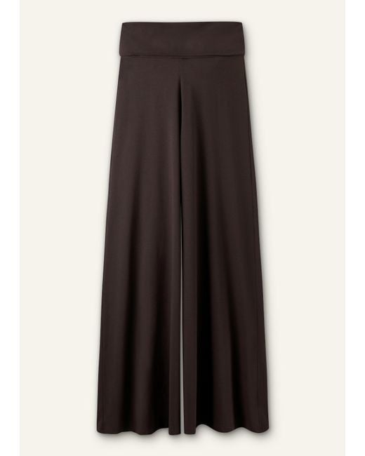 ME+EM Black Super Wide Palazzo Pant