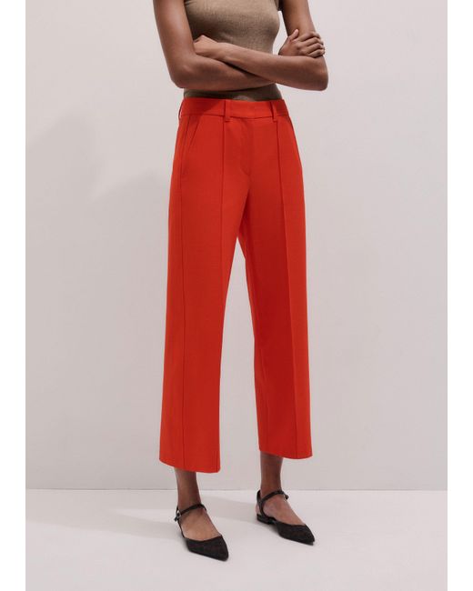 ME+EM Straight Crop Tailored Trouser