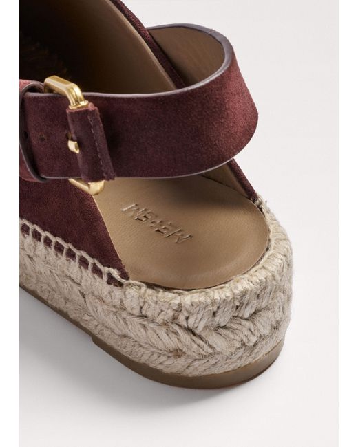 ME+EM Brown Slingback Espadrille