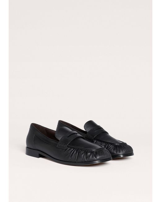 ME+EM White Soft Ruched Loafer