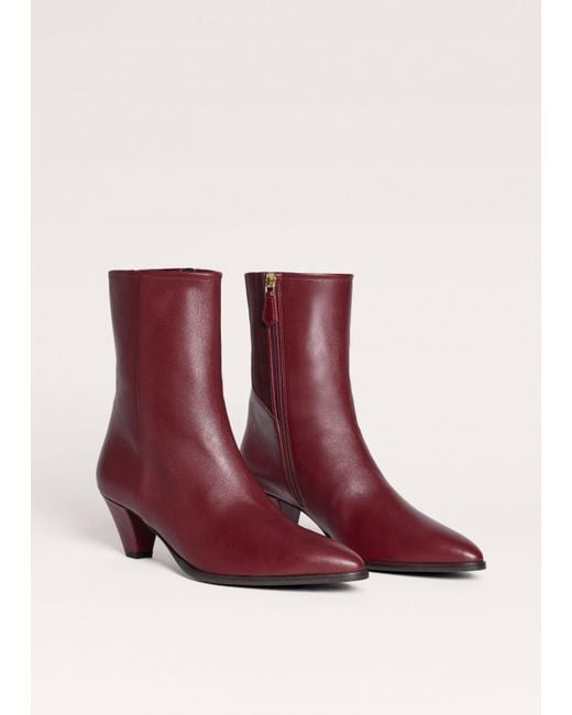 ME+EM Purple Soft Point Cone Heel Boot