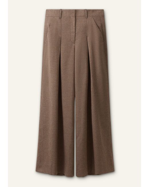 ME+EM Brown Heritage Very Wide Pant