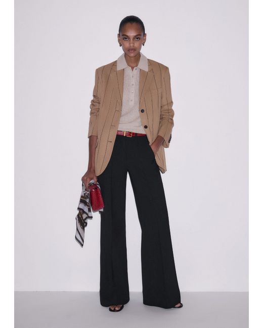 ME+EM Blue The Tailored Leg Elongator Trouser