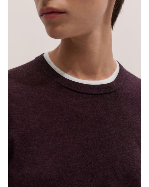 ME+EM Multicolor Barely There Sweater