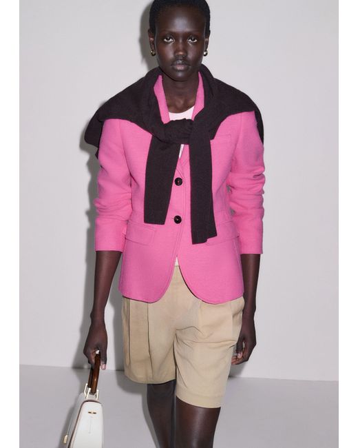 ME+EM Pink Event Ready Corset Jacket